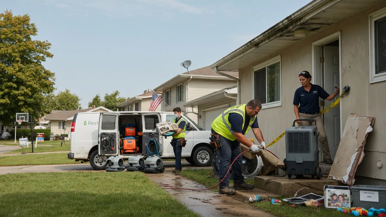 Water Damage Restoration in Branchville, IN near me